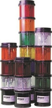 PSA/LED Stacking Module in Action! - D G Controls Ltd - Warning Beacons and Sounders