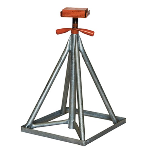 KS28GF: 3' Stackable Keel Stand - Hot Dip Galvanized - Flat Top - Brownell Boat Stands