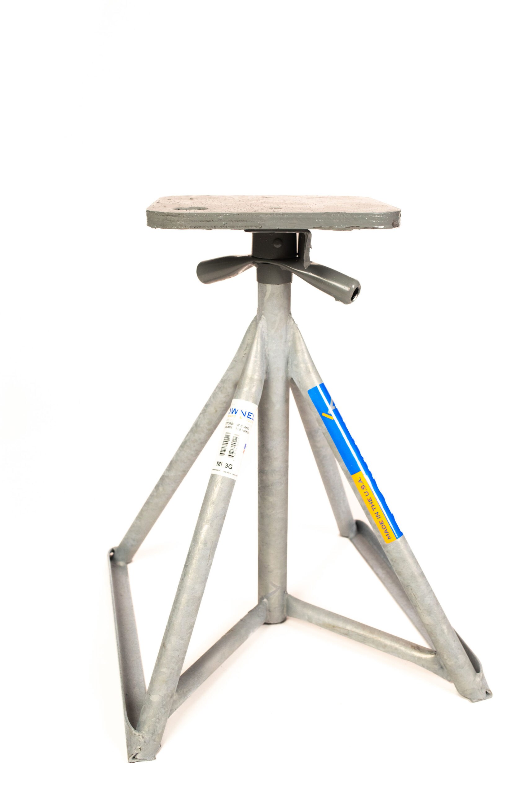 MB3G: 2.5' Motorboat Stand - Hot Dip Galvanized - Brownell Boat Stands