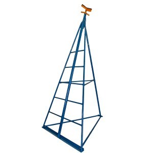 SB8GV: 8' Maxi Sailboat Stand - V-Top - Hot Dip Galvanized - Brownell Boat Stands
