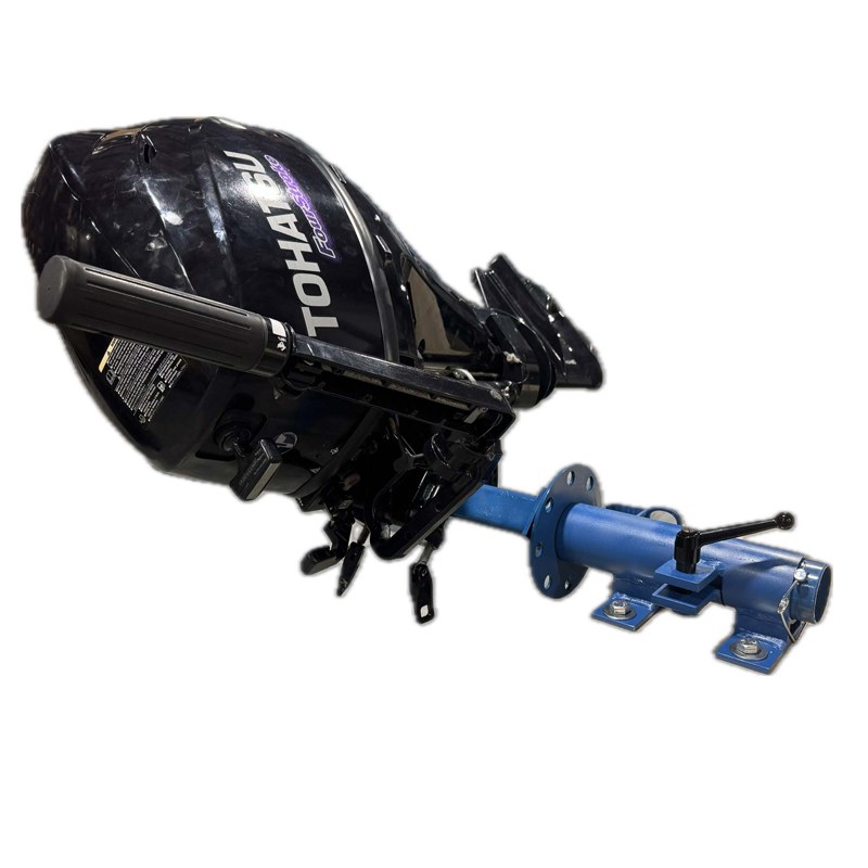 SSBOB: Bench Mounted Service Station with Outboard Fixture - Brownell Boat Stands