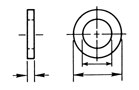 Non-standard Flat Washers