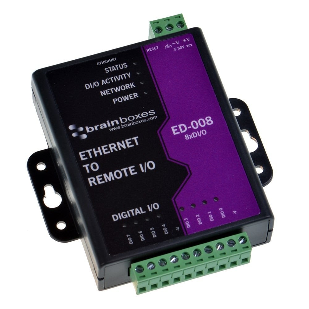 ED-008 Ethernet to 8 Digital IO Lines