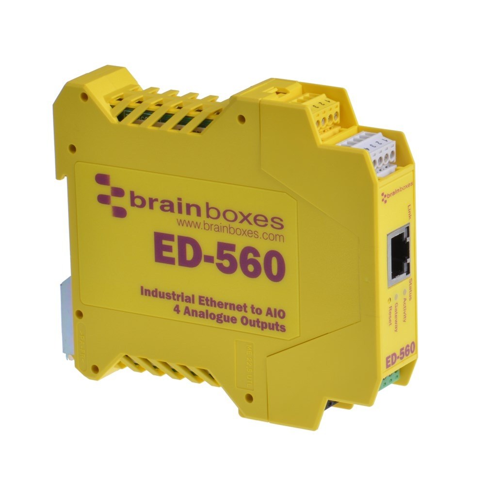 ED-560 Ethernet to 4 Analogue Outputs + Serial Gateway