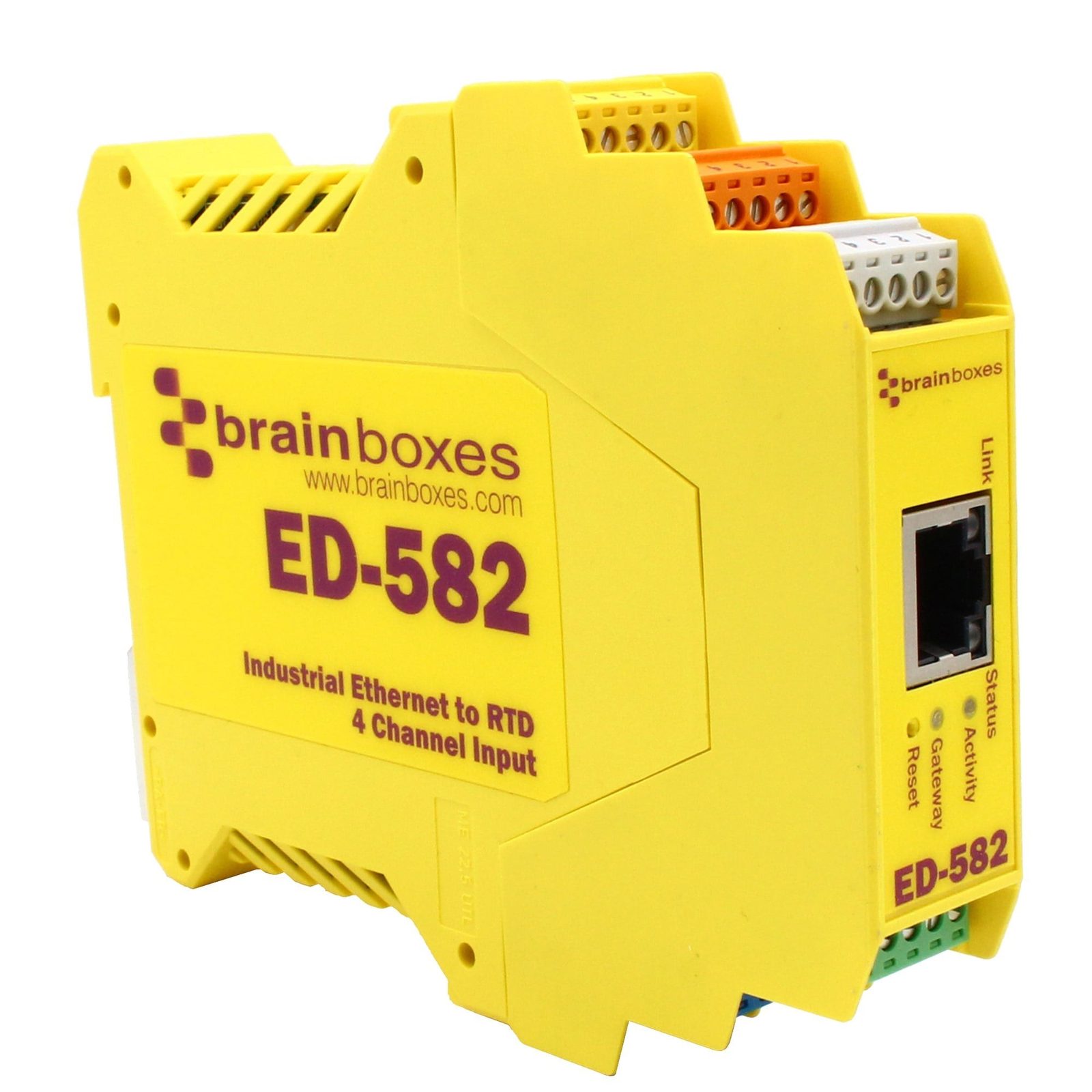 ED-582 Ethernet to 4 Channel RTD Input + Serial Gateway