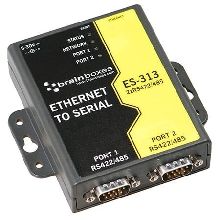 ES-313 2 Port RS422/485 Ethernet to Serial Adapter