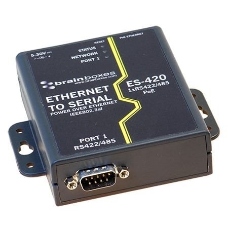 ES-420 1 Port RS422/485 PoE Ethernet to Serial Adapter