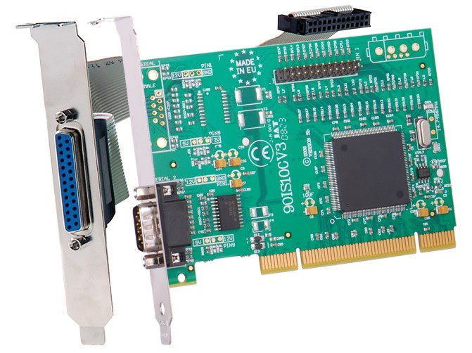 IS-300 Intashield 1 Port RS232 + 1 Port LPT Printer PCI Card