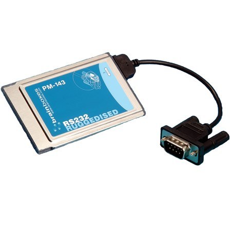 PM-143 1 Port RS232 PCMCIA with ruggedised integrated cable