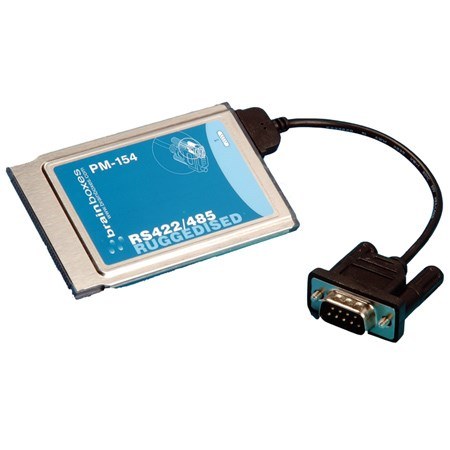 PM-154 1 Port RS422/485 PCMCIA with ruggedised integrated cable