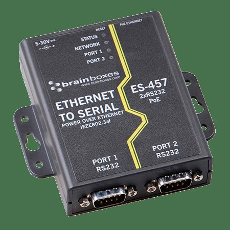 Power over Ethernet to Serial