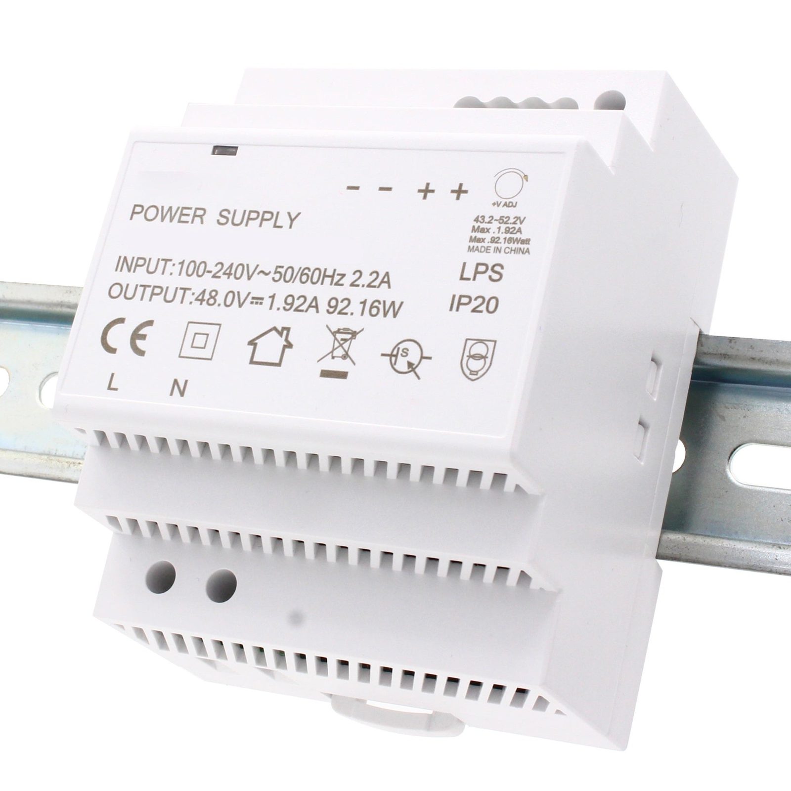 PW-301 96W Single Output Industrial DIN Power Supply