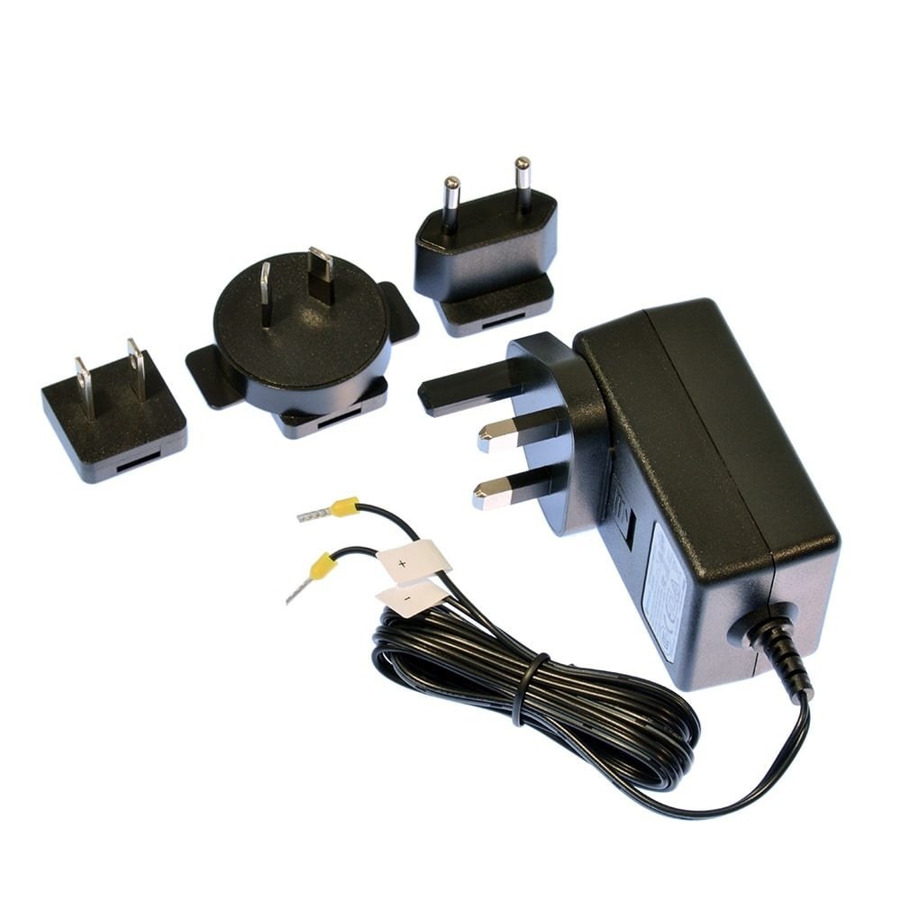 PW-400 Power Adapter 12V 1.5A Terminal Tails UK/EU/US/AUS Pack