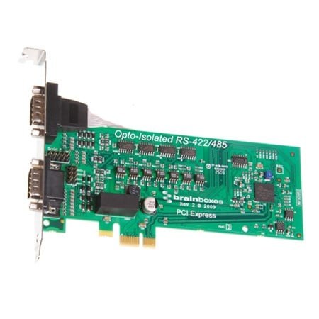 PX-310 2 Port RS422/485 PCI Express Serial Card With Opto Isolation