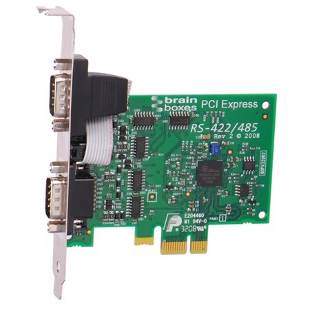 PX-313 2 x RS422/485 PCI Express Serial Port Card