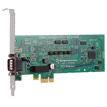 PX-387 1 x RS422/485 PCI Express Serial Port Card With Opto Isolation