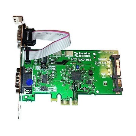 PX-805 PCI Express 2 Port RS232 Powered (through SATA power connector) 1 Amp POS Card