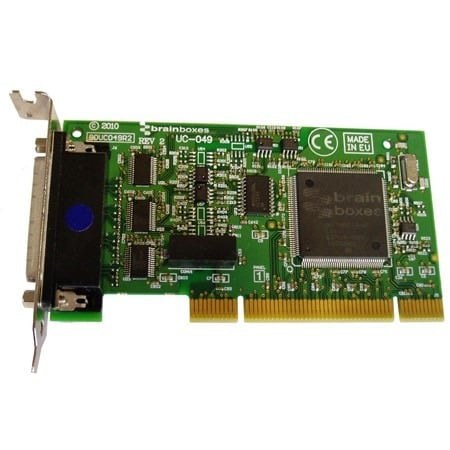 UC-049 4 Port Low Profile RS232 PCI Serial Card Opto Isolated TX RX GND