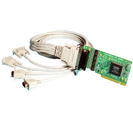 UC-260 4 Port RS232 Low Profile PCI Serial Port Card DB9