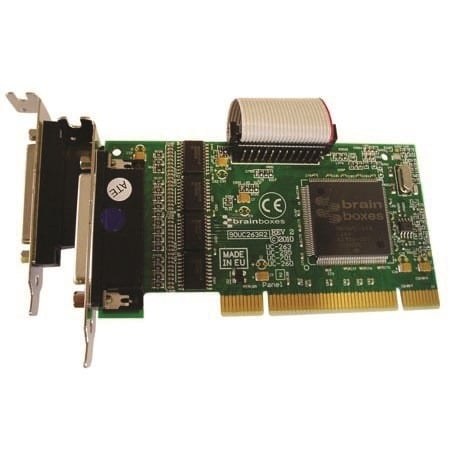 UC-263 4xRS232 Low Profile PCI Serial Port Card with LPT Parallel Port for Printer