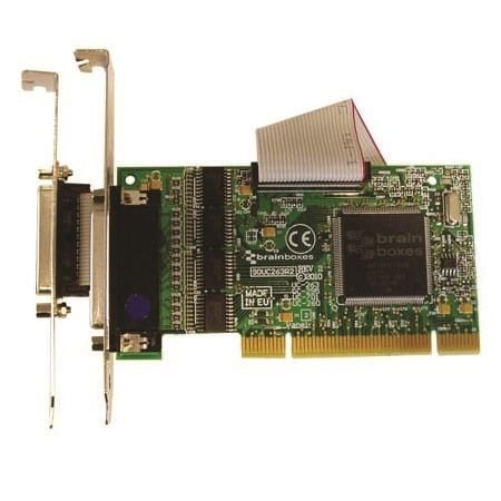 UC-295 4xRS232 PCI Serial Port Card with LPT Parallel Port for Printer