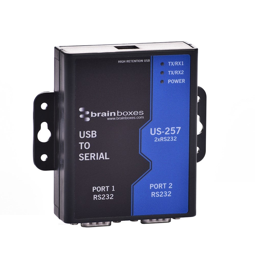 US-257 2 Port RS232 USB to Serial Adapter