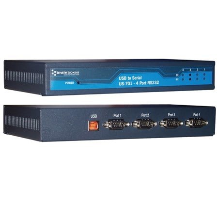 US-701 4 Port RS232 USB to Serial Server