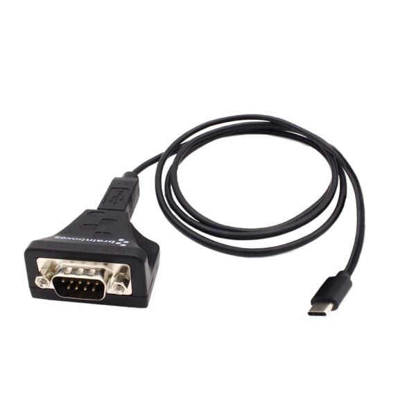 US-735 USB-C to 1 Port RS232 Industrial USB to Serial Adaptor