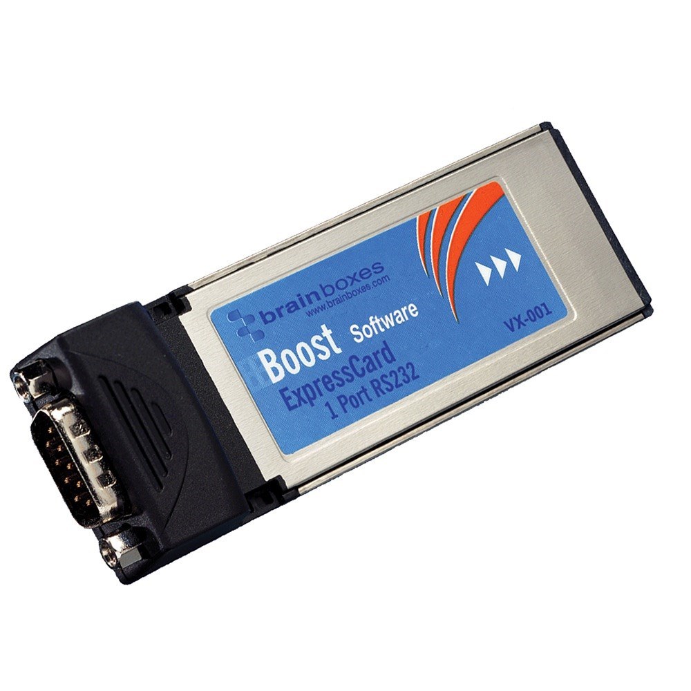 VX-001 1 Port RS232 ExpressCard Serial Adapter with integrated connector