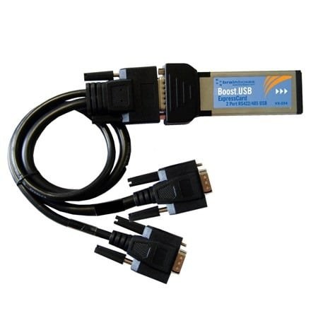 VX-034 2 Port RS422/485 ExpressCard Serial Adapter with detachable cable
