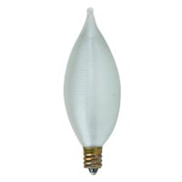 SATCO 40W C11 SATCO-ESCENT SATIN CB #S3404 S3404