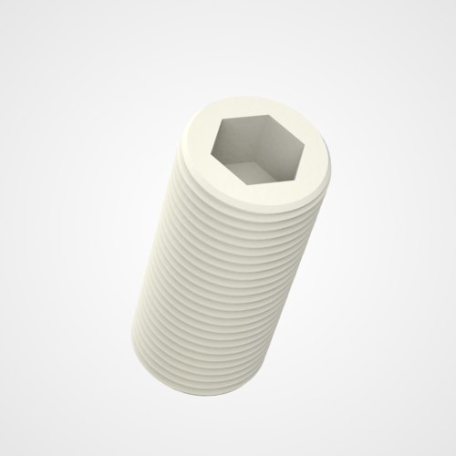Hex Socket Grub Screws ~ DIN 913 / ISO 4026 Nylon