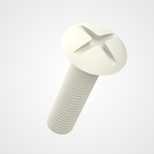 Mushroom Head Screws NFE 25-129 Plastic