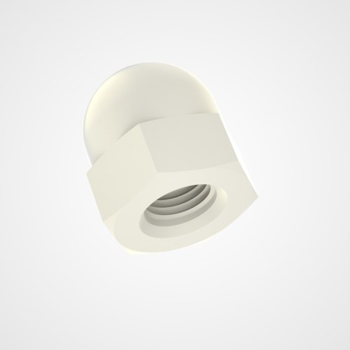 Plastic Hex Dome Nut Form A