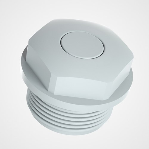 Sealing Grommet LDPE, Hex Head Plug with Metric Thread