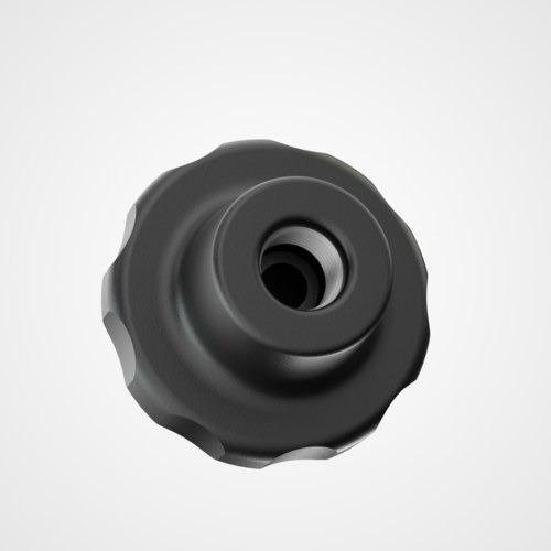 Star Knob Female Nylon Black ⌀ 28-62 mm