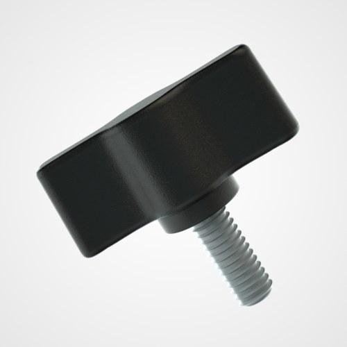 Tornillo mariposa de plástico/metal ⌀ 30 mm BPF 150