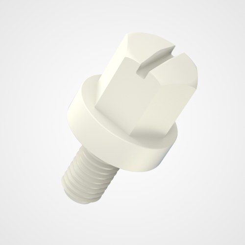 Tornillo plástico de cabeza hexagonal ranurada con arandela ⌀ 13,0 mm PLAS 182