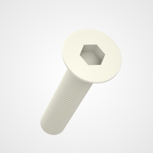 Tornillos cabeza avellanada ~ DIN 7991/ ISO 10642 Hexágono interior Plástico