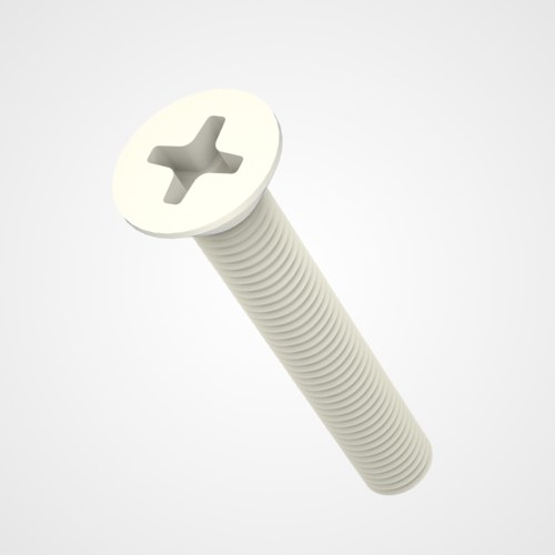Tornillos cabeza avellanada Phillips ~ DIN 965 / DIN 34811 / ISO 7046 Plástico