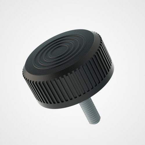 Vite con testa zigrinata in plastica/metallo ⌀ 30 mm BPF 130