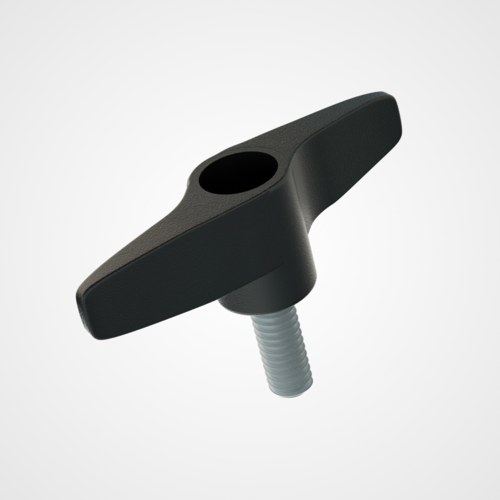 Wing Screw Knob Metal/Plastic Large Wings ⌀ 52/68 mm BPF 50/55