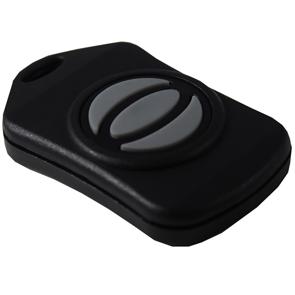 2955-20R-3 - 2955 Series Buttoned Keyfob Enclosure, Three Buttons, Black, ABS UL94-V1, 57x35x12mm
