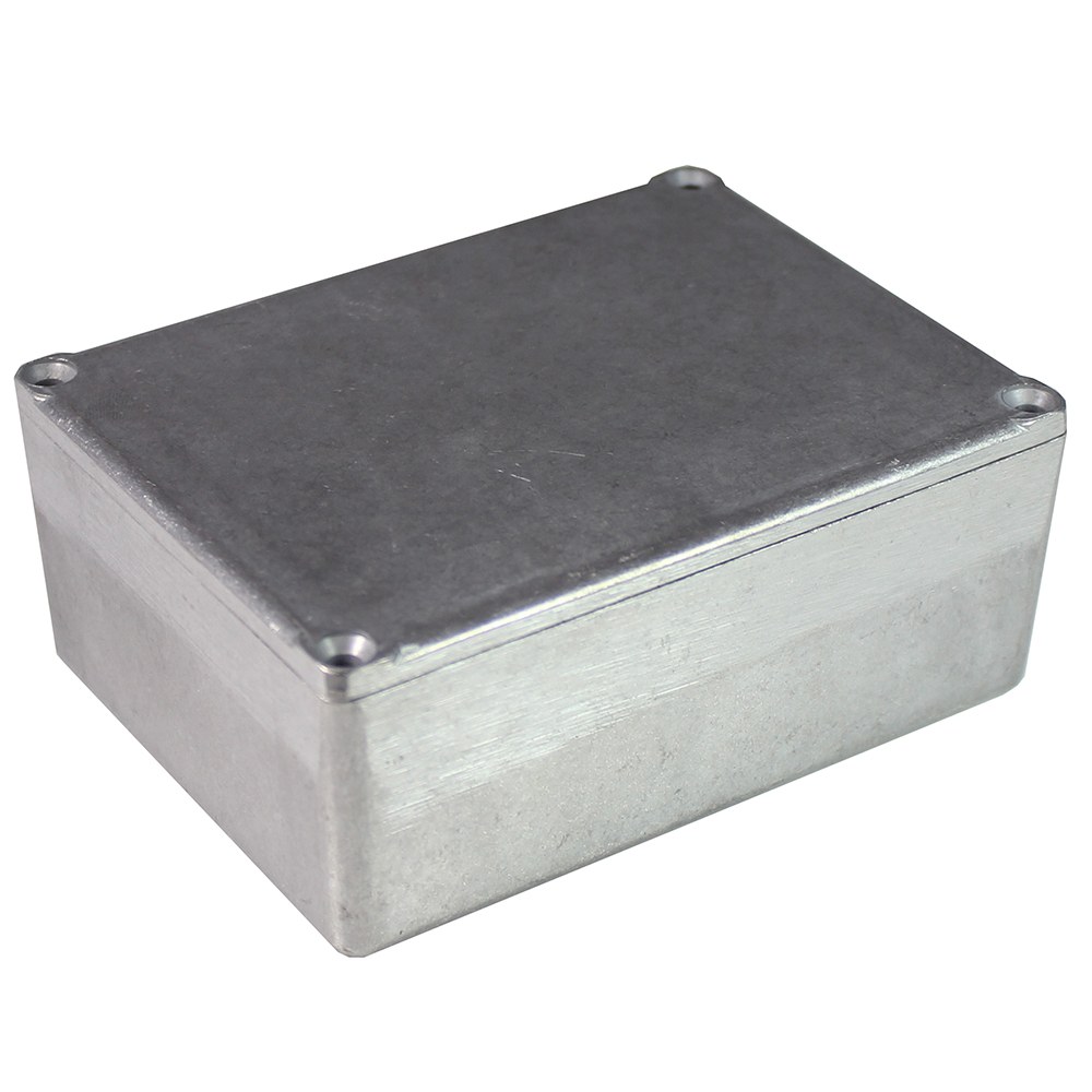 5100-472 - 5100 Series Stomp Box Diecast Enclosure, Natural Colour, 121x80x60mm