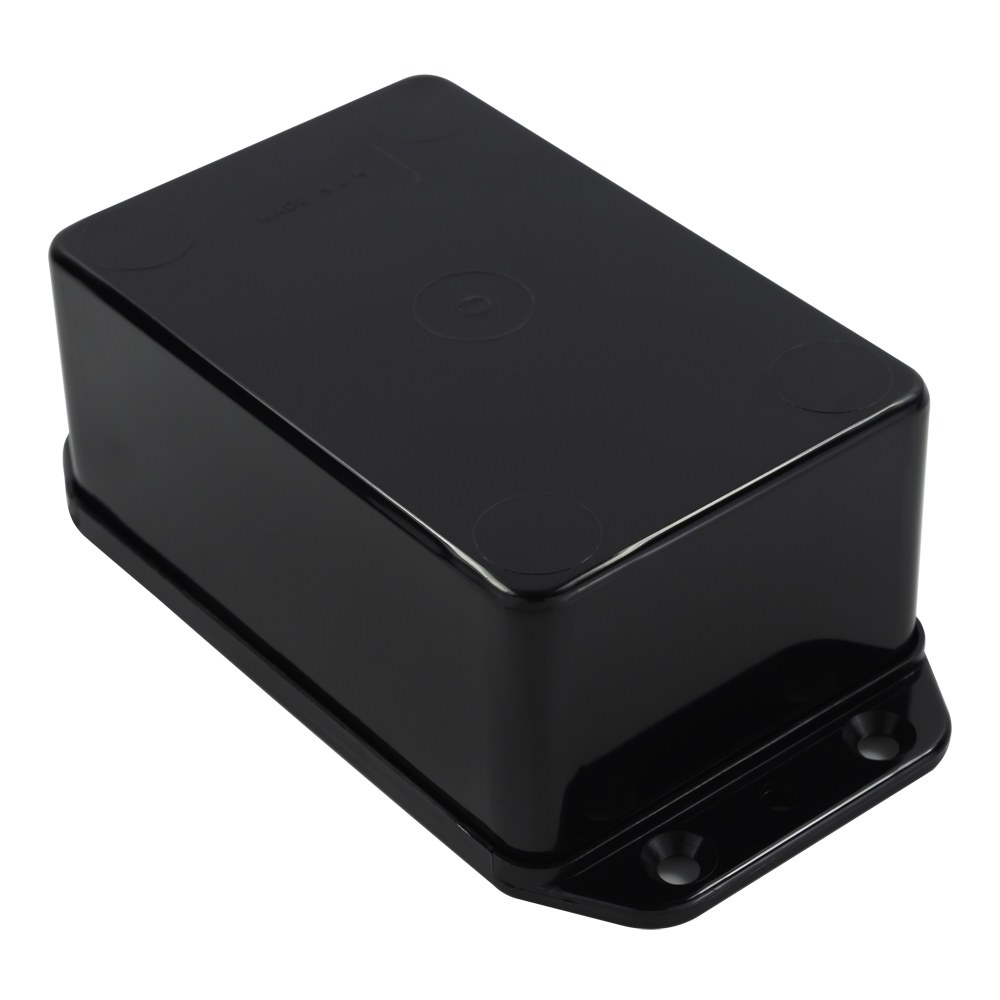 BIM2001/IP-BLK - 2000 Series General Purpose ABS Enclosure, Flanged, Black, ABS UL94-HB, 105x58x40mm
