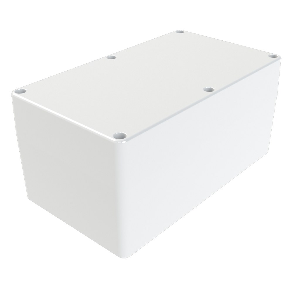 BIM2006/26-WH/WH - 2000 Series General Purpose ABS Enclosure, Deep Profile, White, ABS UL94-HB, 190x110x90mm