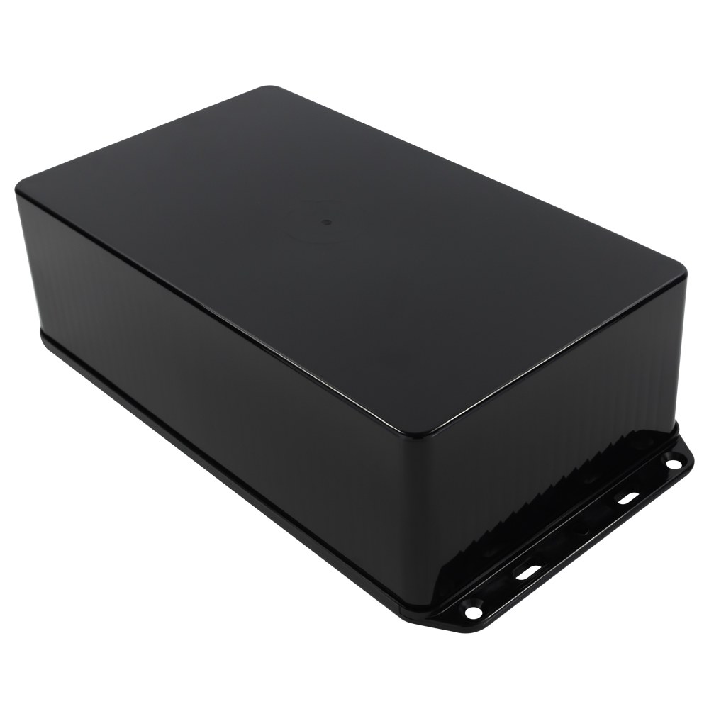 BIM2006/IP-BLK - 2000 Series General Purpose ABS Enclosure, Flanged, Black, ABS UL94-HB, 210x112x61mm