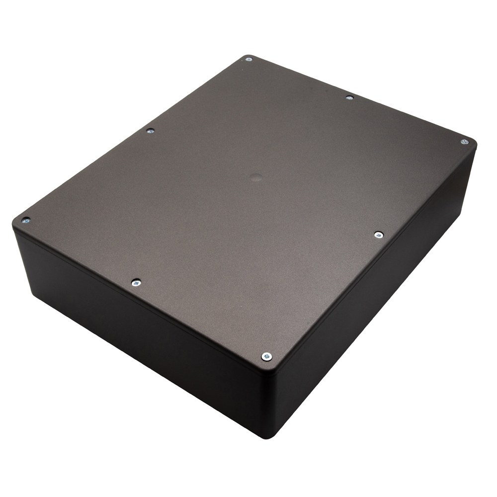 BIM2009/19-EMI/RFI - 2000 Series General Purpose ABS Enclosure, EMC Shielded, Graphite, ABS UL94-HB, 250x200x64mm