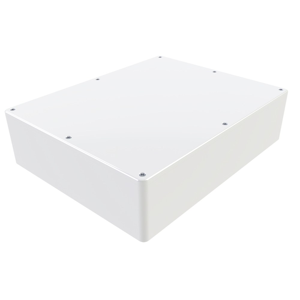 BIM2009/19-WH/WH - 2000 Series General Purpose ABS Enclosure, White, ABS UL94-HB, 250x200x64mm
