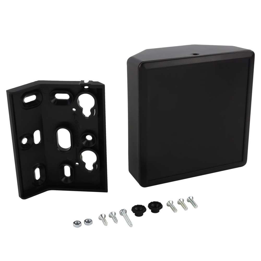 CB1500-10SBK-KIT - 1500 Series Universal Smart Enclosure Kit, Black, ABS UL94-V0, 100x100x53.25mm